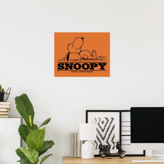pinda's | Snoopy Rest Break Poster (Thuiskantoor)