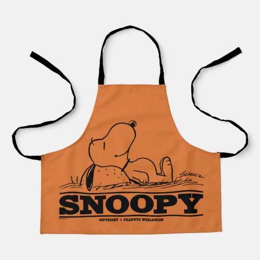 pinda's | Snoopy Rest Break Schort (Voorkant)