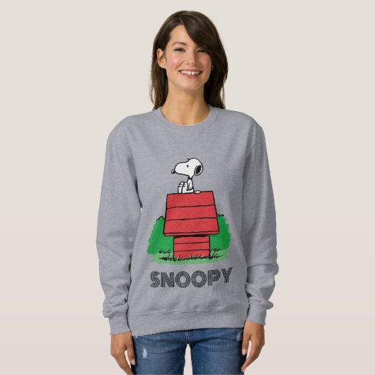 pinda's | Snoopy Resting on Doghouse Trui (Voorkant volledig)