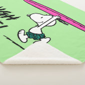 pinda's | Snoopy rijdend naar het Surf Sherpa Deken (3/4)