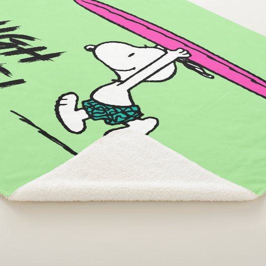 pinda's | Snoopy rijdend naar het Surf Sherpa Deken (3/4)
