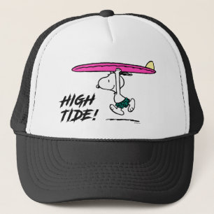 pinda's   Snoopy rijdend naar het Surf Trucker Pet