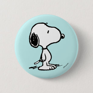 pinda's   Snoopy Ronde Button 5,7 Cm