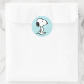 pinda's | Snoopy Ronde Sticker (Tas)