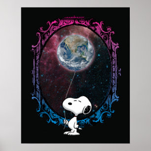 pinda's Snoopy ruimtesonde ballon Poster