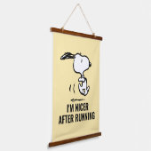 pinda's | Snoopy Running Hangend Wandkleed (Gebogen)