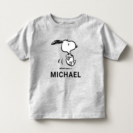 pinda's | Snoopy Running Kinder Shirts (Voorkant)