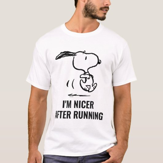 pinda's | Snoopy Running T-shirt (Voorkant)