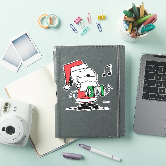 pinda's | Snoopy Santa Claus Accordian Sticker (iPad Cover)
