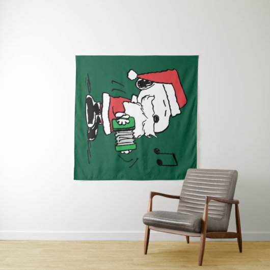 pinda's | Snoopy Santa Claus Accordian Wandkleed (In Situ (horizontaal))