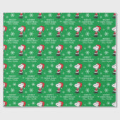 pinda's | Snoopy Santa Claus Cadeaupapier (Vlak)
