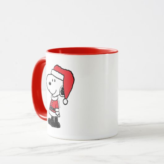 pinda's | Snoopy Santa Claus Mok (Voorkant links)