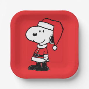 pinda's Snoopy Santa Claus Papieren Bordje