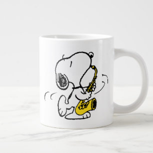 pinda's   Snoopy saxofonist Extra Grote Beker