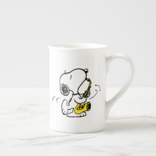 pinda's   Snoopy saxofonist Porselein Kop