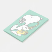 pinda's | Snoopy saxofonist Post-it® Notes (Schuin)