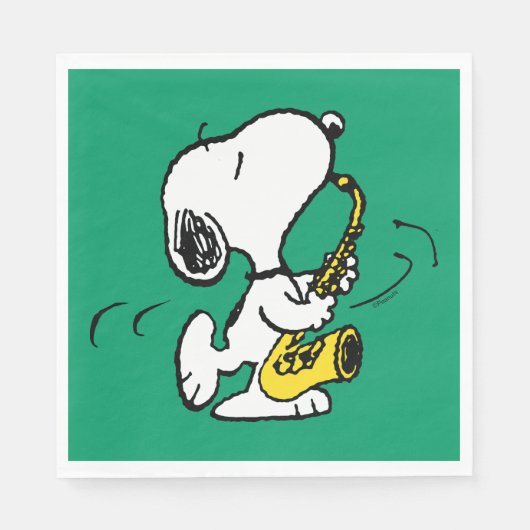 pinda's | Snoopy saxofonist Servet (Voorkant)