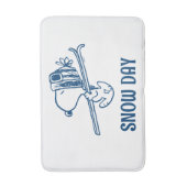 pinda's | Snoopy Ski Trip Badmat (Voorkant Verticaal)