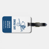 pinda's | Snoopy Ski Trip Bagagelabel (Achterkant horizontaal)