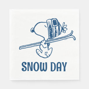 pinda's   Snoopy Ski Trip Servet
