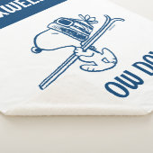 pinda's | Snoopy Ski Trip Sherpa Deken (3/4)