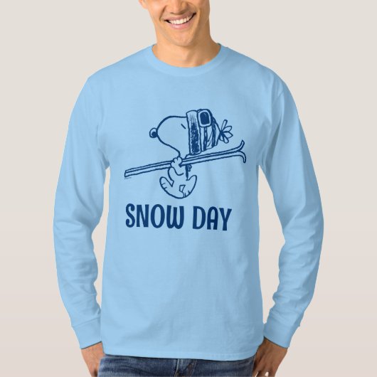 pinda's | Snoopy Ski Trip T-shirt (Voorkant)