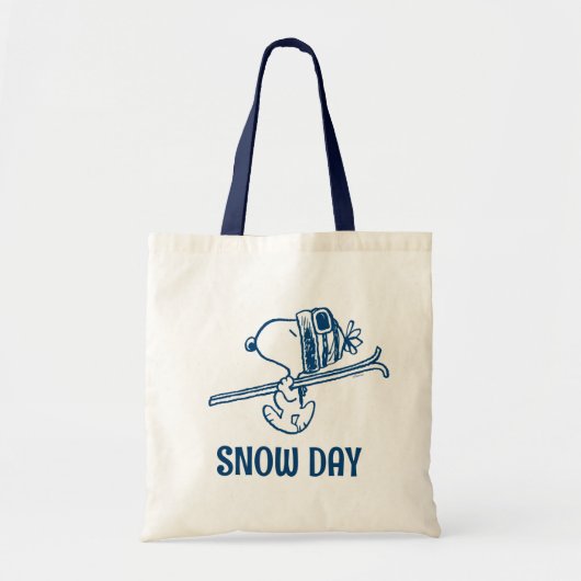 pinda's | Snoopy Ski Trip Tote Bag (Voorkant)