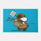 pinda's | Snoopy Snow Warrior Deurmat (Voorkant)