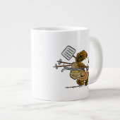 pinda's | Snoopy Snow Warrior Extra Grote Beker (Voorkant rechts)