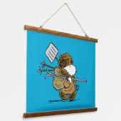 pinda's | Snoopy Snow Warrior Hangend Wandkleed (Gebogen)