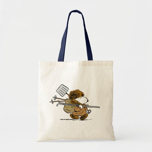 pinda's | Snoopy Snow Warrior Tote Bag (Voorkant)