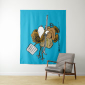 pinda's | Snoopy Snow Warrior Wandkleed (In situ)