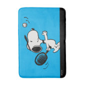 pinda's | Snoopy speelt tennis Badmat (Voorkant Verticaal)