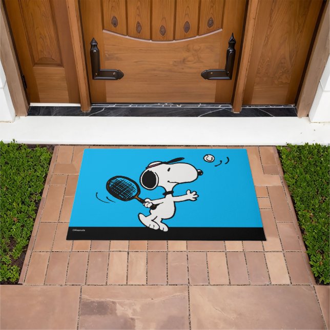 pinda's | Snoopy speelt tennis Deurmat (Buiten)