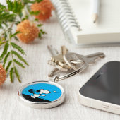 pinda's | Snoopy speelt tennis Sleutelhanger (Zijkant)