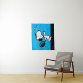 pinda's | Snoopy speelt tennis Wandkleed (In situ)