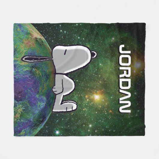 pinda's | Snoopy spp. Fleece Deken (Voorkant (Horizontaal))
