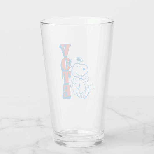 pinda's | Snoopy - Stemming Glas (Achterkant)