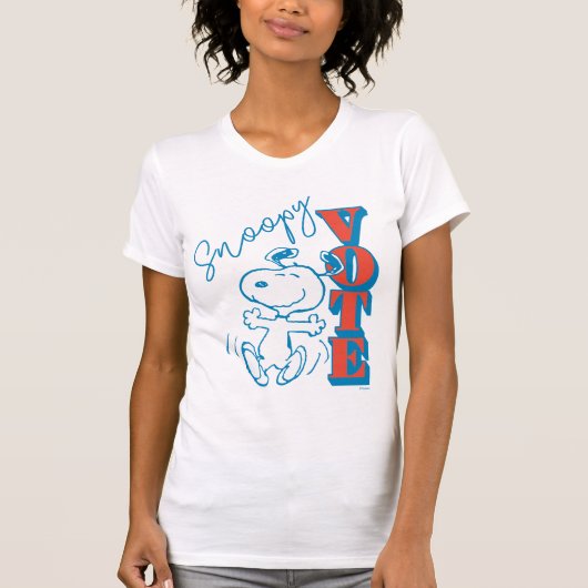 pinda's | Snoopy - Stemming T-shirt (Voorkant)