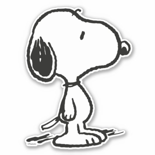 pinda's | Snoopy Sticker (Voorkant)