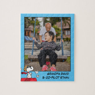 pinda's   Snoopy the Flying Ace Custom Photo Legpuzzel