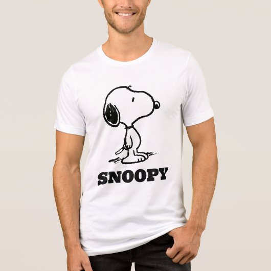 pinda's | Snoopy Tri-Blend Shirt (Voorkant)