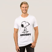 pinda's | Snoopy Tri-Blend Shirt (Voorkant volledig)