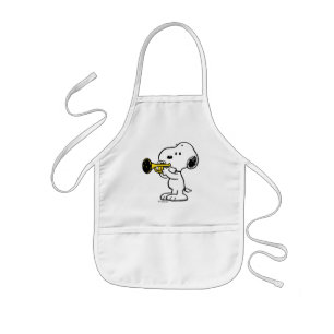 pinda's   Snoopy trompetspeler Kinder Schort