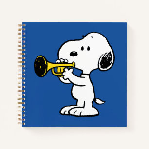 pinda's   Snoopy trompetspeler Notitieboek