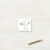pinda's | Snoopy trompetspeler Post-it® Notes (Op bureau)