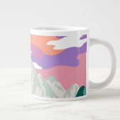 pinda's | Snoopy & Troop Hiking the Mountain Extra Grote Beker (Rechts)