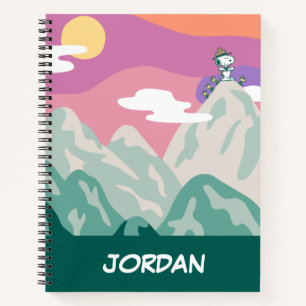 pinda's   Snoopy & Troop Hiking the Mountain Notitieboek