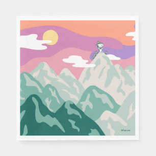pinda's   Snoopy & Troop Hiking the Mountain Servet