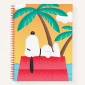 pinda's | Snoopy Tropical Deco Dreams Notitieboek (Voorkant)